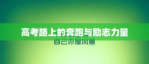 高考路上的奔跑与励志力量